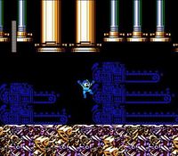 une photo d'Ã©cran de Mega Man 4 sur Nintendo Nes